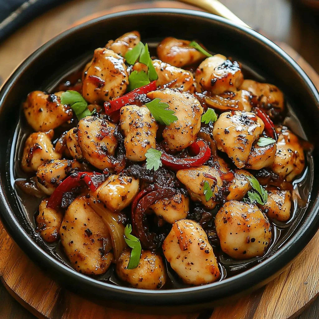Black Pepper Chicken