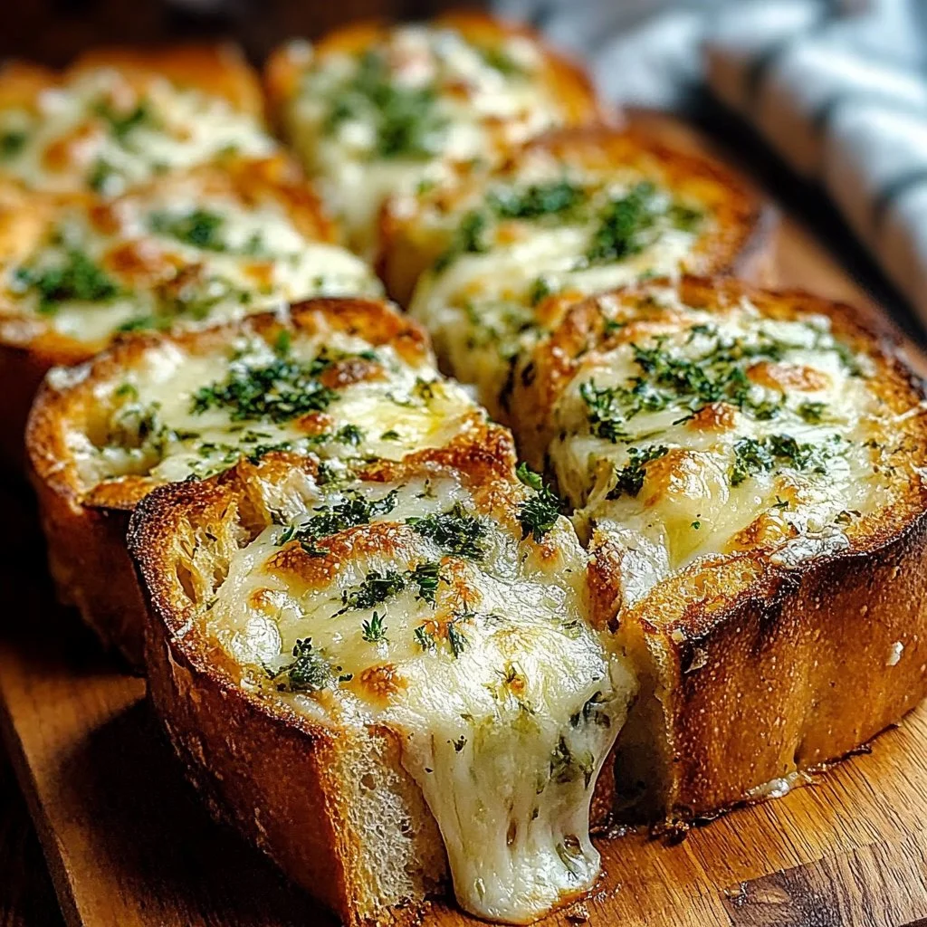 Cheesy Herbed Garlic Bread