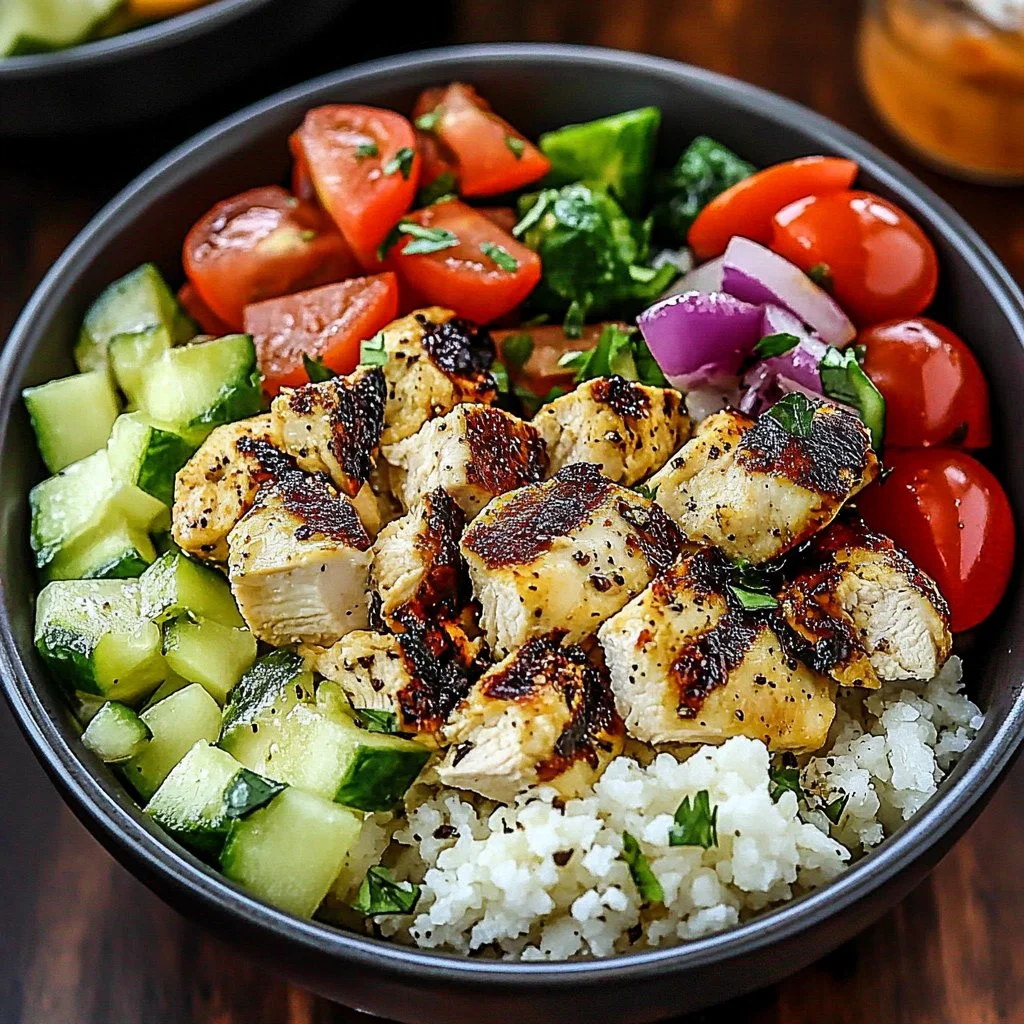 Greek Chicken Bowls