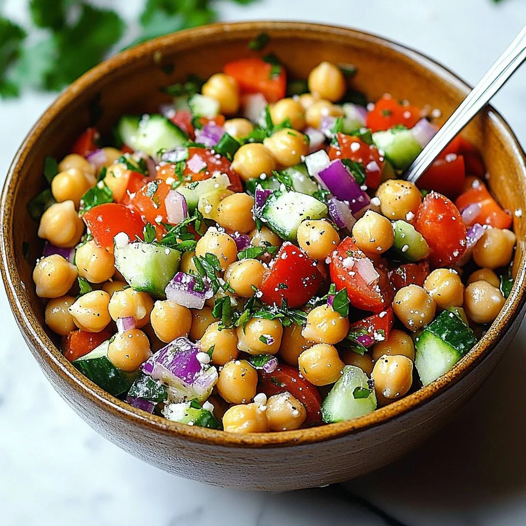 Mediterranean Chickpea Salad