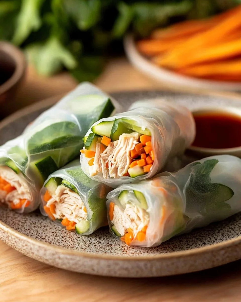 Chicken Spring Rolls Recipe