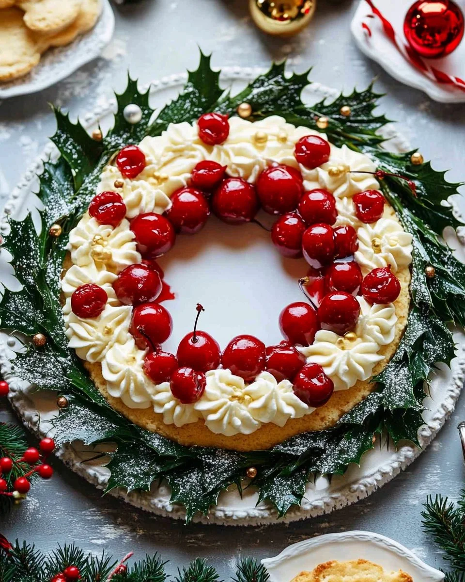 Festive Christmas Hummus Wreath (Healthy Appetizer Idea)