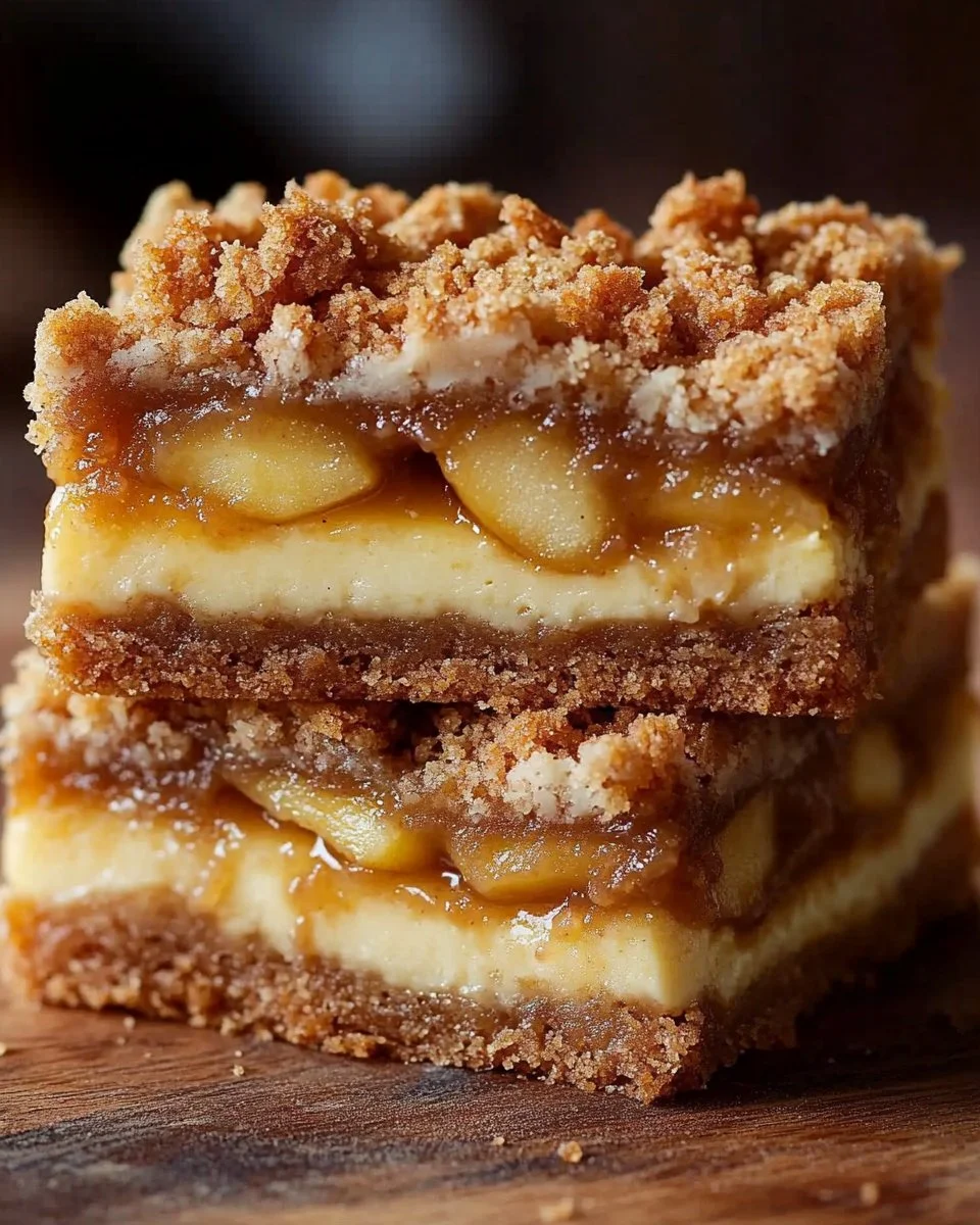 Gluten Free Apple Cheesecake Bars Recipe